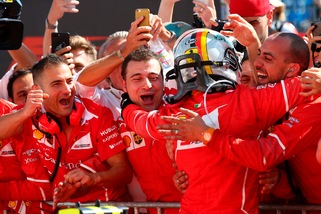F1 Ferrari, Vettel: «Vittoria grandiosa, ma è stata dura»
