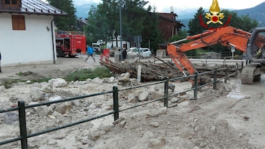 Bomba acqua Cortina: vittima una donna