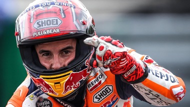 MotoGp, Marquez: «Ho vinto la gara rischiando»