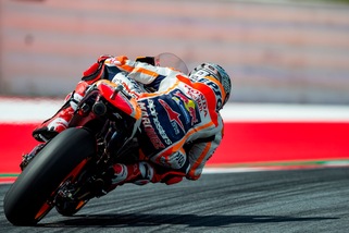 MotoGp, Austria: Marquez padrone in terze libere, Rossi 5°