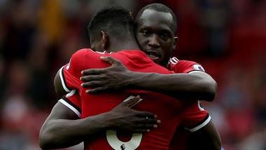 Premier League, Lukaku trascina lo United: in gol anche Pogba
