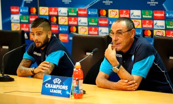 Napoli-Nizza, Sarri: «Sfatiamo il tabù italiano nei preliminari di Champions»