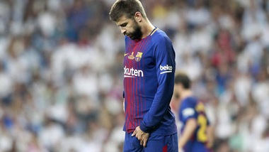 Real Madrid-Barcellona, Piquè: «Noi inferiori»