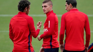 Verratti e Neymar, allenamento con il sorriso
