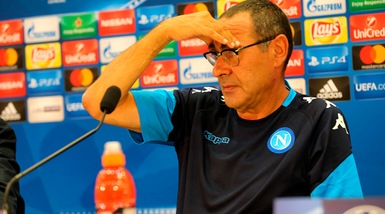 Sarri: «Napoli, non mi fido del Nizza. Mertens? Sta bene»