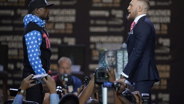 Boxe, Mayweather vs McGregor: in quota l'irlandese alle corde