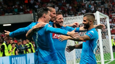 Nizza-Napoli 0-2: Sarri ritrova la Champions League