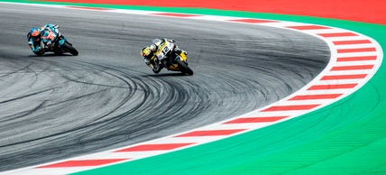 Moto2, De Angelis in pista a Silverstone