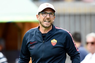 Roma, Di Francesco: «Schick? Penso solo all'Inter. Spalletti un esempio»