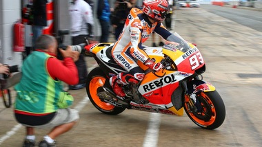 MotoGp Honda, Marquez: «Giro non perfetto ma sono davanti»