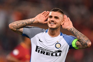 Roma-Inter 1-3: apre Dzeko poi doppietta di Icardi e Vecino