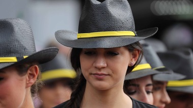 Formula 1, le grid girl a Spa-Francorchamps