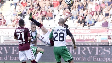 Belotti, gol da fenomeno. Torino, show da Europa. Tris con Ljajic e Obi al Sassuolo