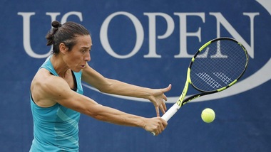 Us Open: Schiavone eliminata, Fognini ko nel derby con Travaglia