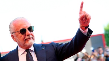 Serie A, De Laurentiis: «Scudetto al Napoli? In casa ho una teca piena di corni»