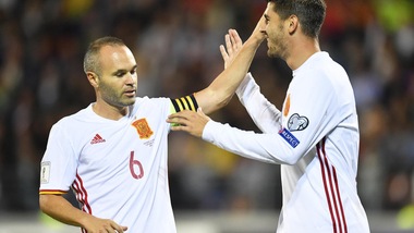 Russia 2018: Spagna show, 8 gol al Liechtenstein. L'Albania frena in Macedonia