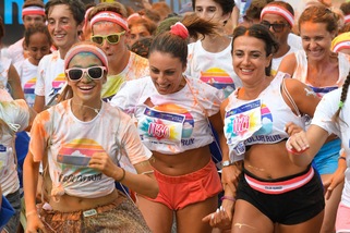 Color Run, gran finale a Torino