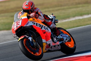 MotoGp, San Marino: acqua in pista, ma Marquez vola