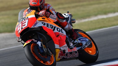 MotoGp, San Marino: acqua in pista, ma Marquez vola