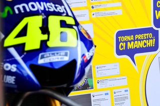 MotoGp San Marino, Rossi: «Spiace non essere lì»