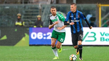 Serie A, Atalanta-Sassuolo 2-1: Gasperini vince sotto la pioggia