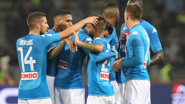 Bologna-Napoli 3-0, tris azzurro al Dall'Ara