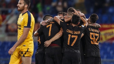 Serie A Roma-Verona 3-0: il tabellino