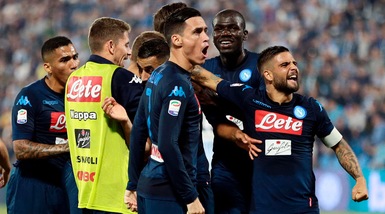 Spal-Napoli 2-3, tris per Sarri a Ferrara