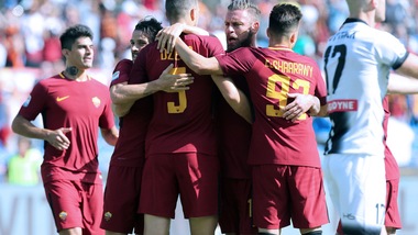 Champions: Roma a quota facile con il Qarabag