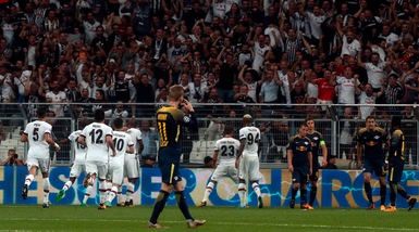 Lipsia, il tifo del Besiktas è assordante: Werner chiede il cambio