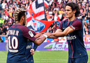Ligue 1, Psg-Bordeaux 6-2: doppio Neymar, Cavani e Mbappé