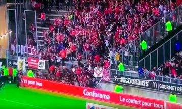 Amiens-Lille, crolla una tribuna: quattro feriti gravi e partita rinviata