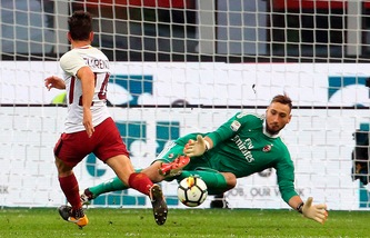 Serie A, Milan-Roma 0-2: decidono Dzeko e Florenzi
