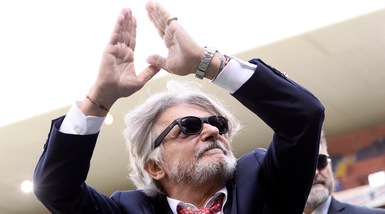 Sampdoria, Ferrero provoca: «Milan? 200 milioni e nessun tiro in porta»