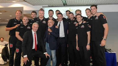 Perugia si presenta con Cevoli mattatore e Russell in palestra