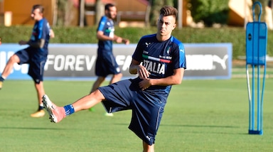 Italia, si ferma El Shaarawy: differenziato per sofferenza muscolare