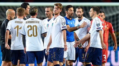 Italia, faccia a faccia nello spogliatoio: Ventura non è presente