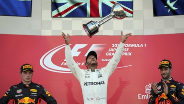 Formula 1, che gioia di Hamilton sul podio: +59 su Vettel!