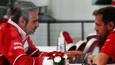 F1 Ferrari, Arrivabene: «Con Vettel non molliamo»