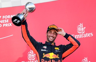 F1 Red Bull, Ricciardo: «Centrato l'obiettivo: primo podio a Suzuka»