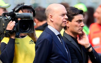 Serie A, Montella sicuro: «Sento la fiducia del Milan»