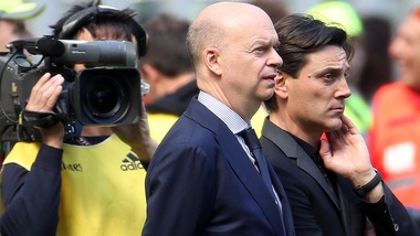 Serie A, Montella sicuro: «Sento la fiducia del Milan»