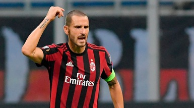 Milan: Bonucci, ricordi? Scudetto con l’Inter