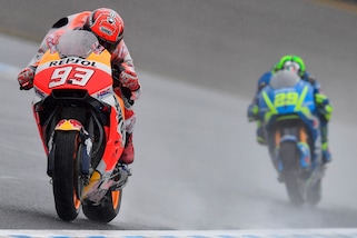 MotoGp Giappone: terze libere a Marquez, Rossi secondo