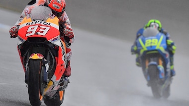 MotoGp Giappone: terze libere a Marquez, Rossi secondo