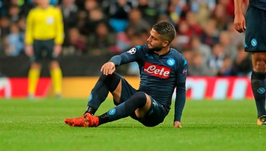 Serie A Napoli, Insigne si ferma: rischia di saltare l'Inter