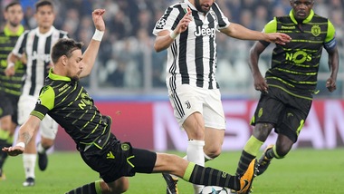 Champions League Juventus-Sporting Lisbona 2-1, il tabellino