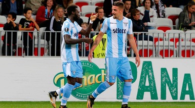 Europa League, Nizza-Lazio 1-3: doppietta di Milinkovic, show in rimonta