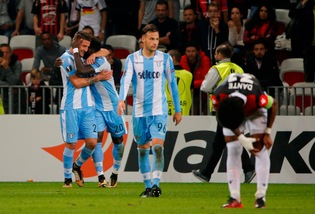 Europa League Nizza-Lazio 1-3, il tabellino