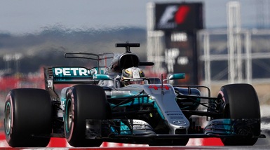 Gp Usa, Hamilton in pole position davanti a Vettel e Bottas